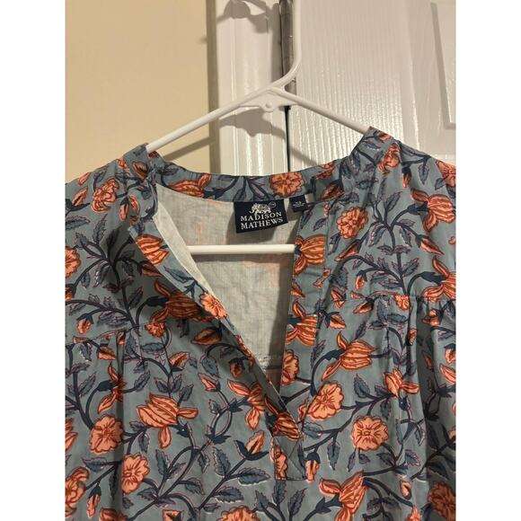 Madison Mathews sz XS floral maxi dress - Picture 6 of 11